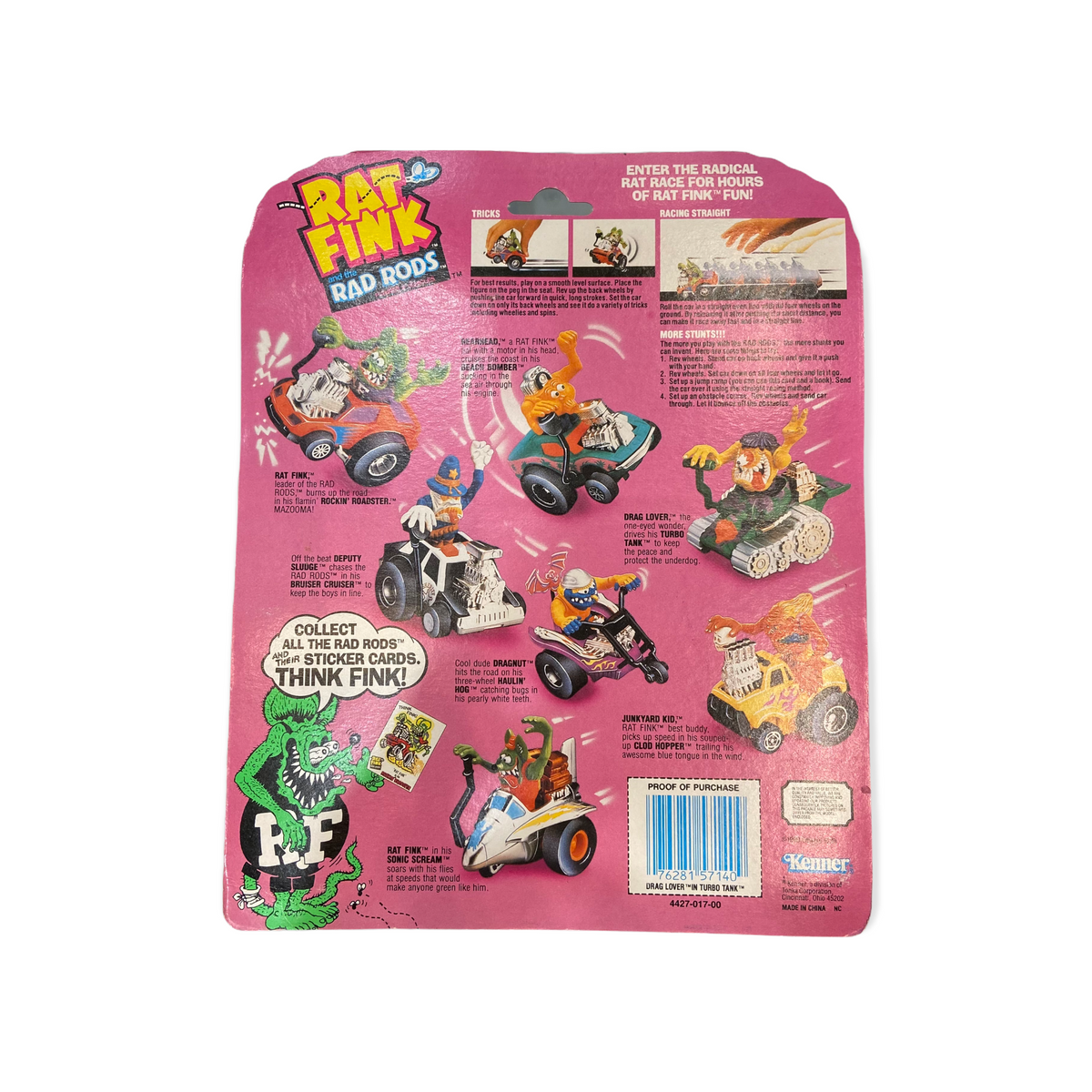 “Rat Fink” in his Sonic Scream figure Kenner 1990