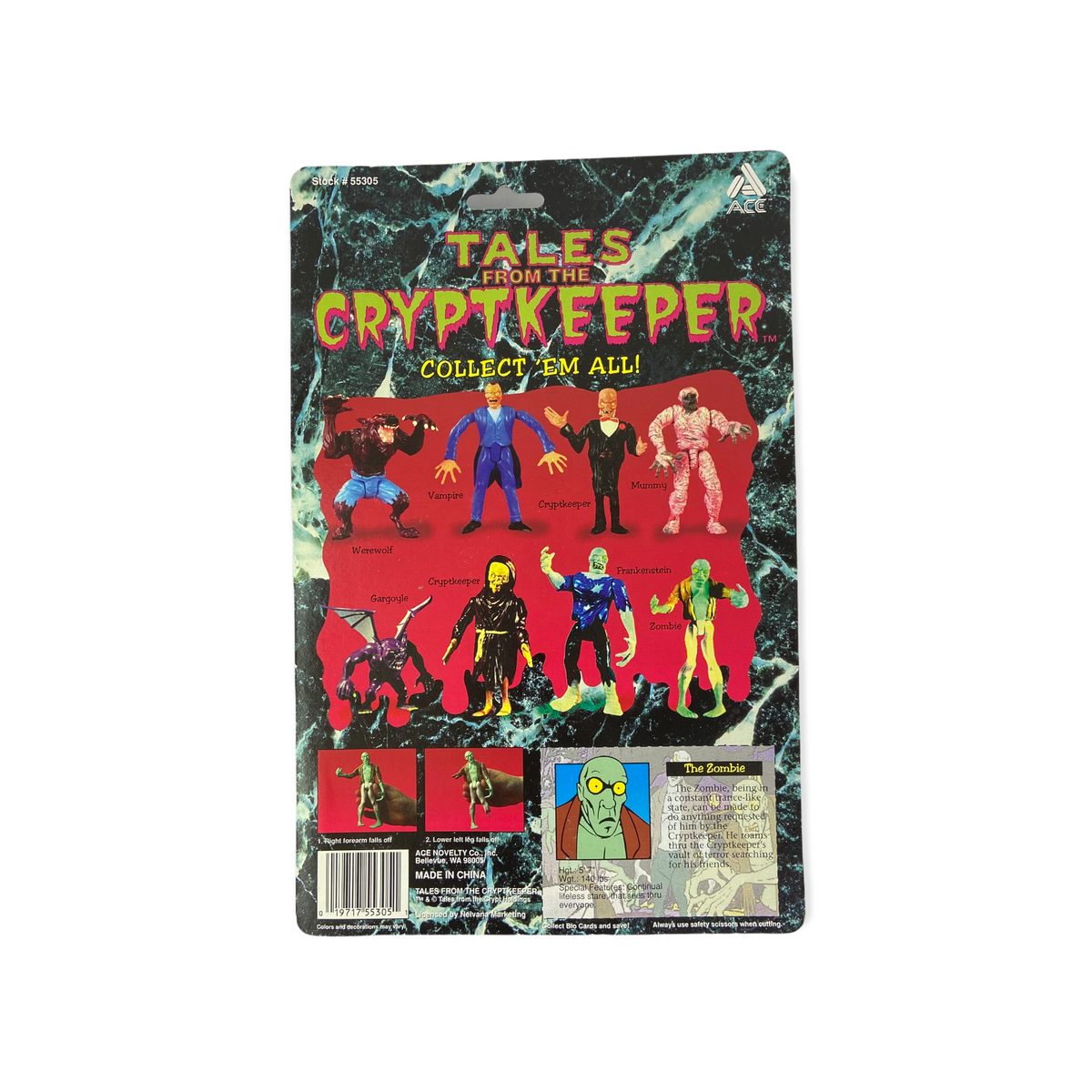 The zombie from Tales from the Cryptkeeper by ACE Novelty co. Inc