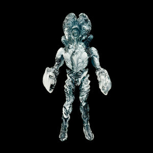 Alien Xam Black & white marbled 13 inches tall, Paul Komoda design/sculpt by Maxtoy