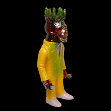 Load image into Gallery viewer, 7 1/2” Head swap x suit rose &amp; knife by Kimura Toy sofubi LA Modern Sofubi Market