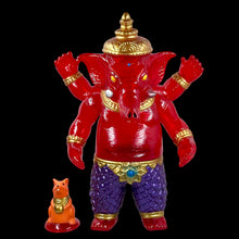 Load image into Gallery viewer, 9 1/2” Ganesha Sunguts LA Modern Sofubi Market ‘26