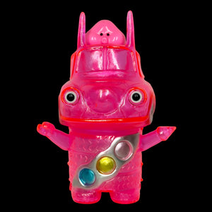 6” neon clear pink Robobanboi by Monstock!