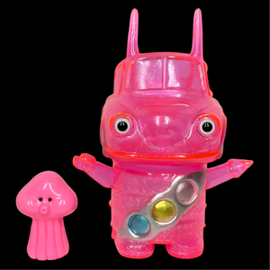 6” neon clear pink Robobanboi by Monstock!
