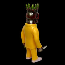 Load image into Gallery viewer, 7 1/2” Head swap x suit rose &amp; knife by Kimura Toy sofubi LA Modern Sofubi Market
