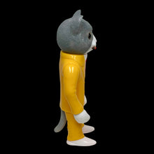 Load image into Gallery viewer, 7 1/2” Head swap x suit president kitty cat  by Kimura Toy sofubi LA Modern Sofubi Market
