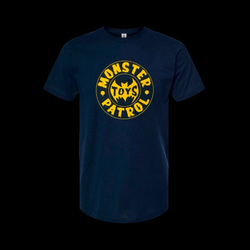 Monster Patrol Toys Navy Logo T shirt