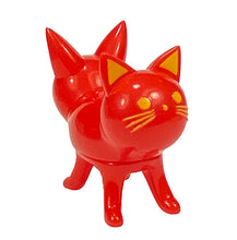 Load image into Gallery viewer, Trixi-Lu Cat soft vinyl figure Jelly Bean RED version