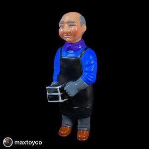 Exclusive to Monster Patrol Sofubi-Man painted by Mark Nagata