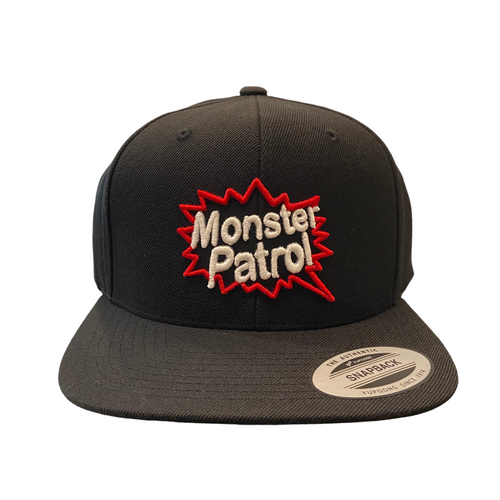 Monster Patrol Snapback Hat (White x Red)