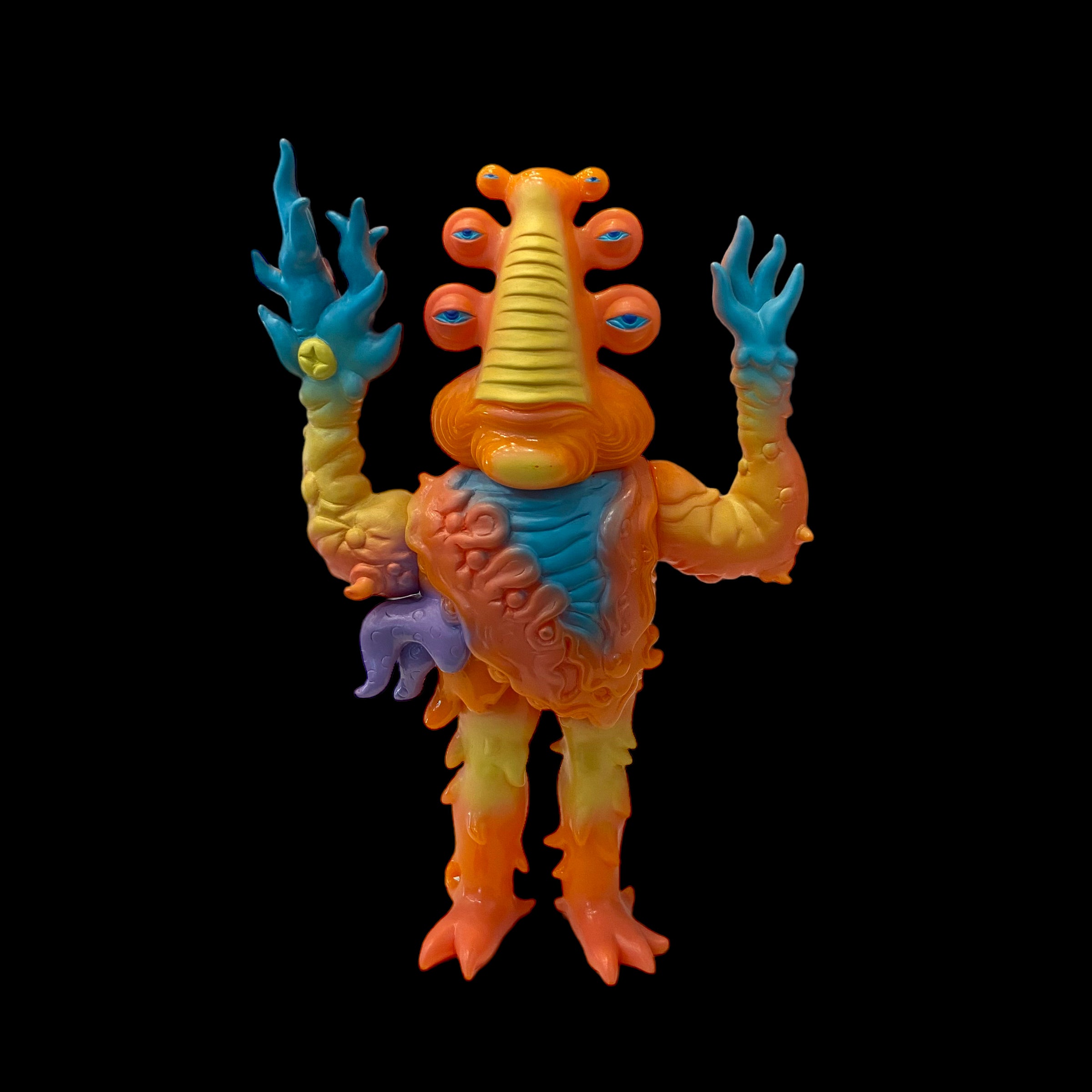 怪人ロルボ ソフビ JIM WOODRING LORBO LORBO Presspop 2008 Jim woodring Sofubi – Monster Patrol Toys