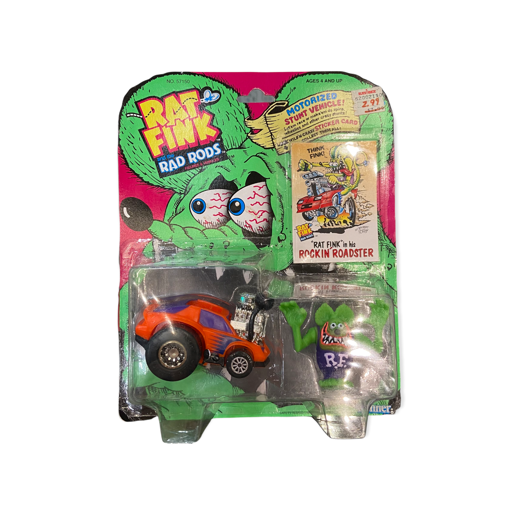 Rat Fink” in his figure Kenner 1990 – Monster Patrol Toys Rat Fink” in his figure Kenner 1990 – Monster Patrol Toys