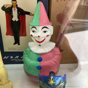 Vintage dolly toy clown from 1960s