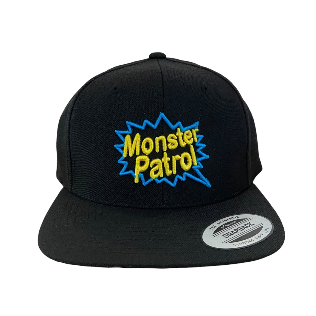 Monster Patrol Snapback Hat (Yellow x Blue)