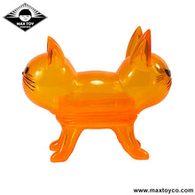 Load image into Gallery viewer, Halloween Clear Orange Trixi-Lu Black Cats