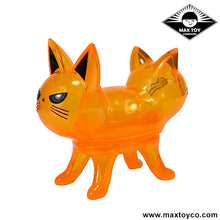 Load image into Gallery viewer, Halloween Clear Orange Trixi-Lu Black Cats